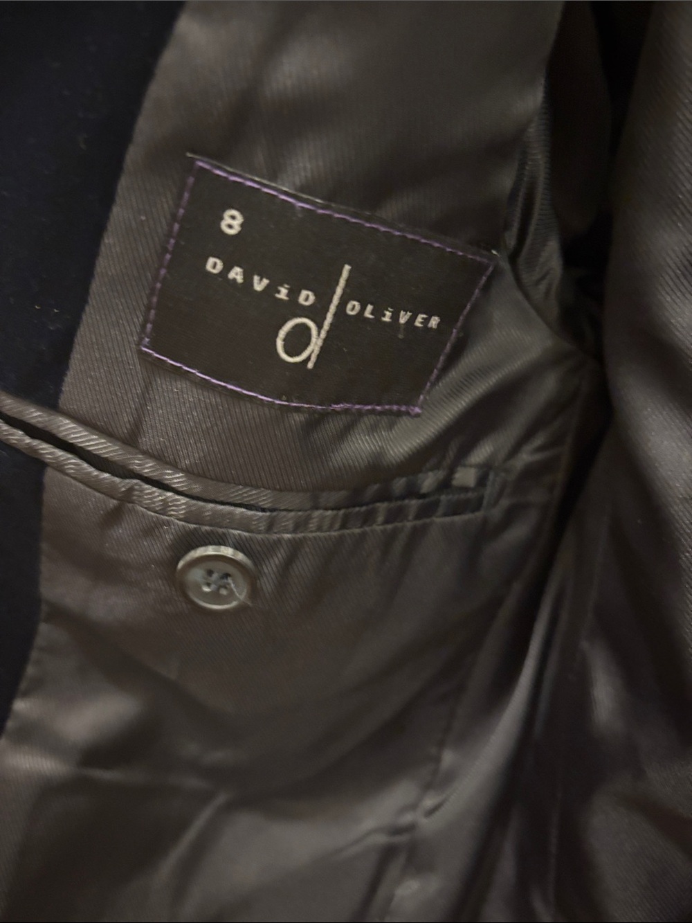 Complete Boys Outfit - featuring Velvet blue jacket and charcoal Dress Pants - Picture 11 of 12